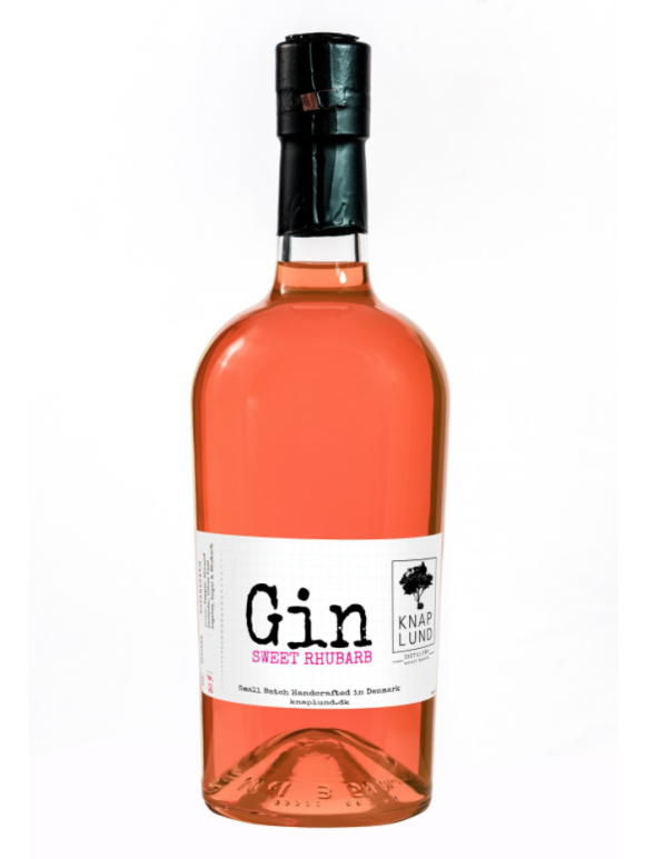 Knaplund - Sweet Rhubarb 38% Gin 500ml