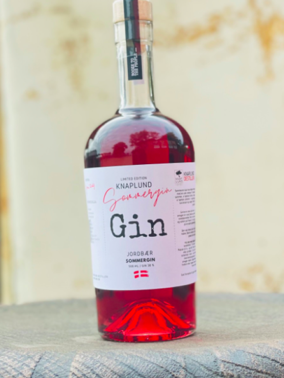 Knaplund - Sommer gin jordbær 38% 500ml