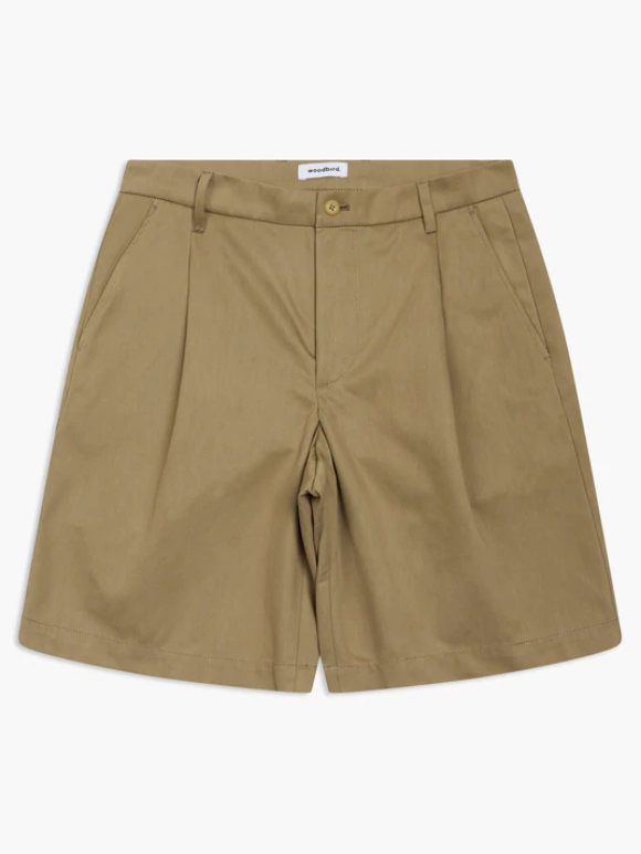 Wood Bird - Eik Pleat Shorts