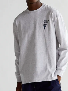 Wood Bird - Hanes Raven LS Tee