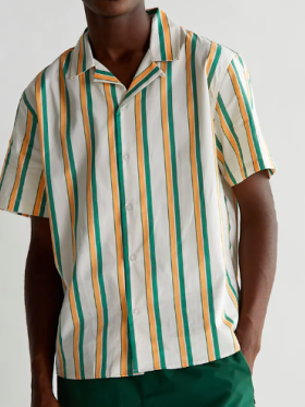 Wood Bird - Andrew Striped Shirt