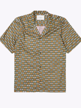 Les Deux - Ornament AOP Tencel SS Shirt