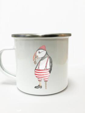 Lakor - Emaljekop Atlantic Puffin
