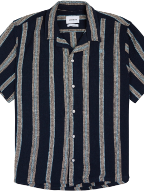 Wood Bird - Hale Striped Shirt