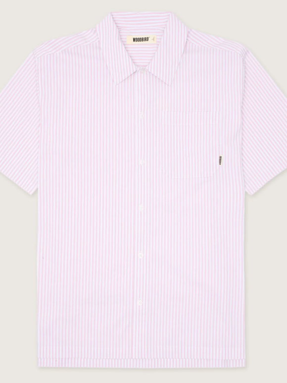 Wood Bird - Banks Stripe Shirt