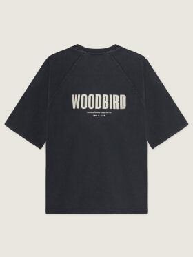 Wood Bird - Blake Washed Logo Tee Wood Bird - Blake Washed Logo Tee