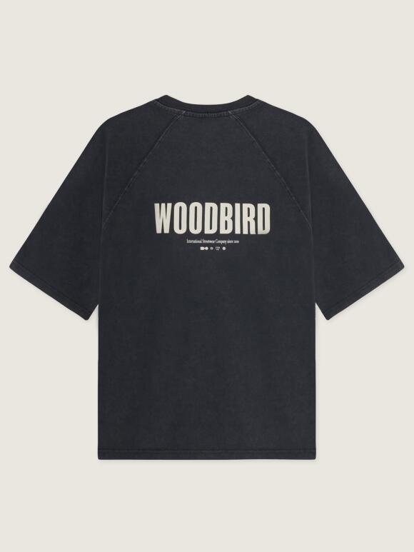Wood Bird - Blake Washed Logo Tee