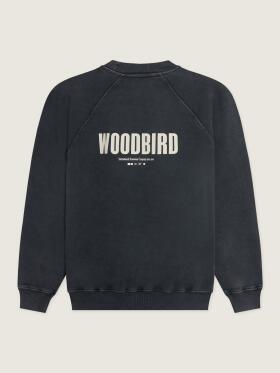 Wood Bird - Zhang Washed Logo Crew Wood Bird - Zhang Washed Logo Crew
