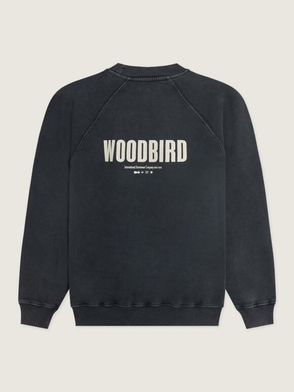 Wood Bird - Zhang Washed Logo Crew