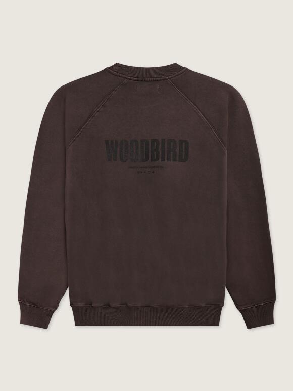 Wood Bird - Zhang Washed Logo Crew