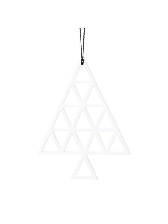 Felius Design - Juletræ, Streg, hvid 2 stk.